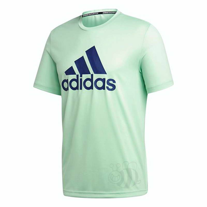 Adidas-T-shirt-Badminton-Logo-Tee-M-Green-1
