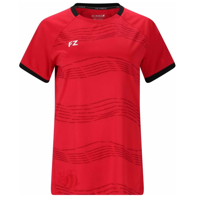 Forza-T-shirt-CL2502-W-Red-Lady-1