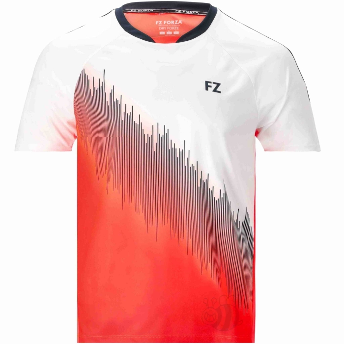 Forza-T-shirt-Clyde-White/Orange-1