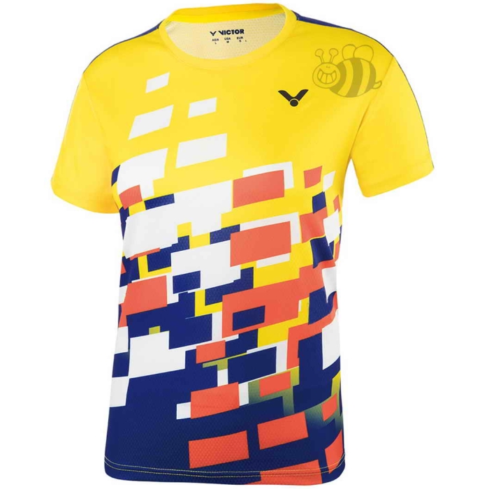 Victor-T-shirt-6418-Yellow-Lady-1