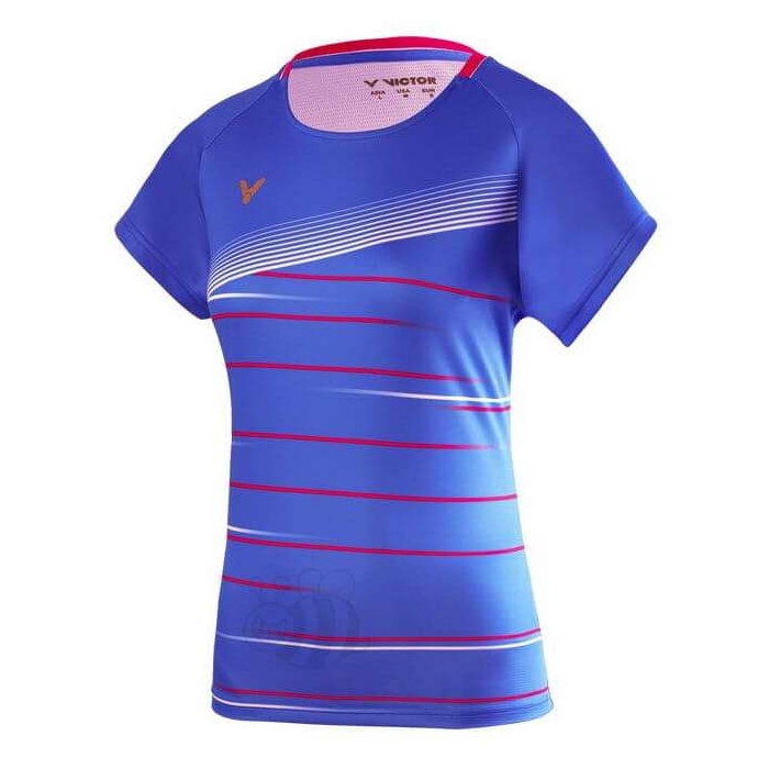 Victor-T-shirt-T-01003-Blue-Lady-1