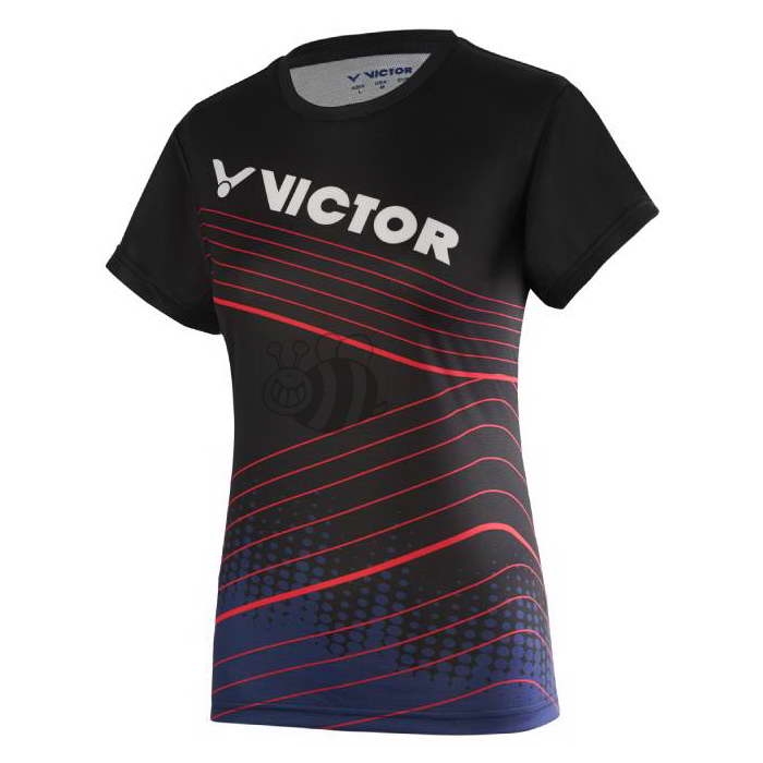 Victor-T-shirt-T-01010-Black-Lady-1