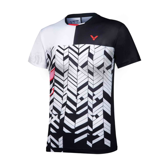 Victor-T-shirt-T-11007-Black/White-Lady-1