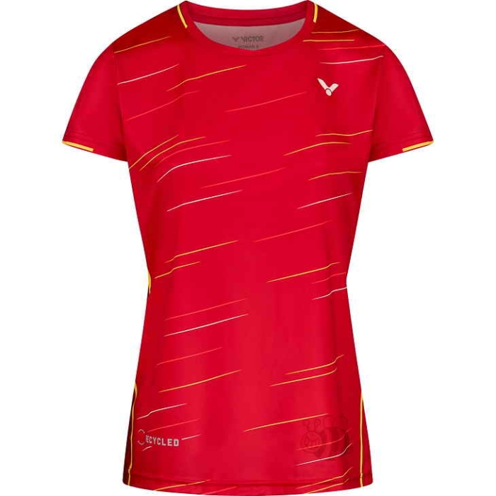 Victor-T-shirt-T-24101-Red-Lady-1