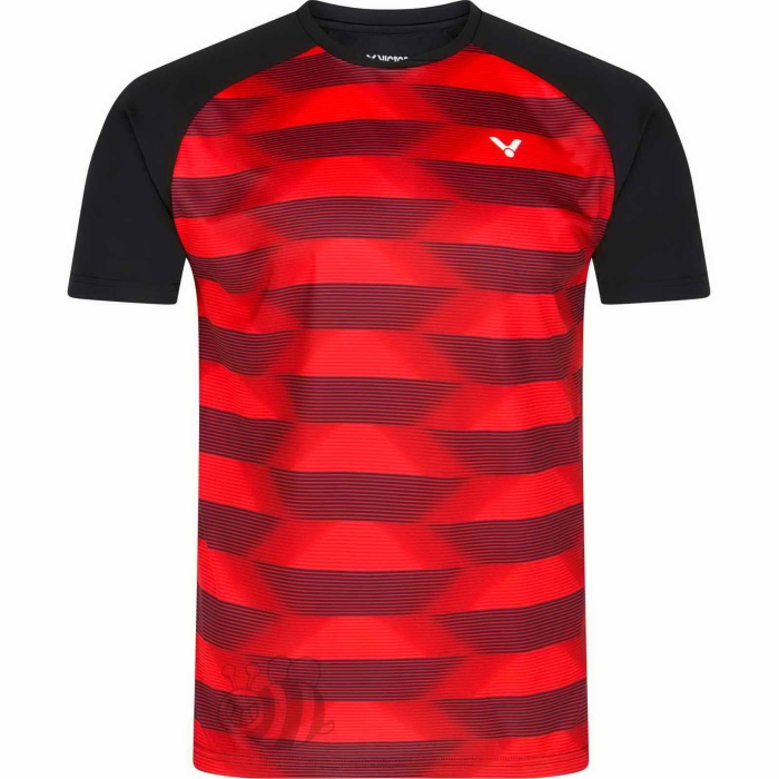 Victor-T-shirt-T-33102-CD-Black/Red-1
