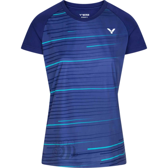 Victor-T-shirt-T-34100-B-Blue-Lady-1