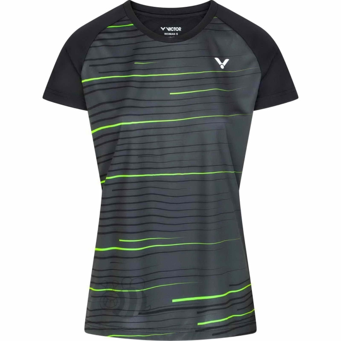 Victor-T-shirt-T-34101-C-Black-Lady-1