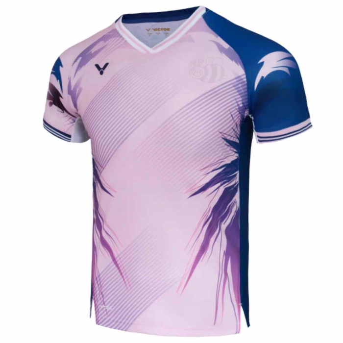 Victor-T-shirt-T-50007CPS-IB-Navy/Pink-1