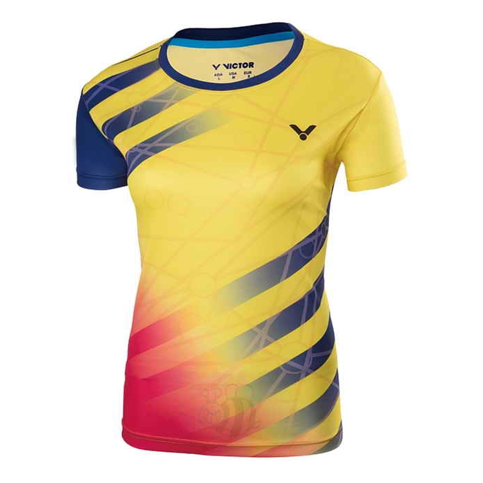Victor-T-shirt-T-76005-Yellow-Lady-1