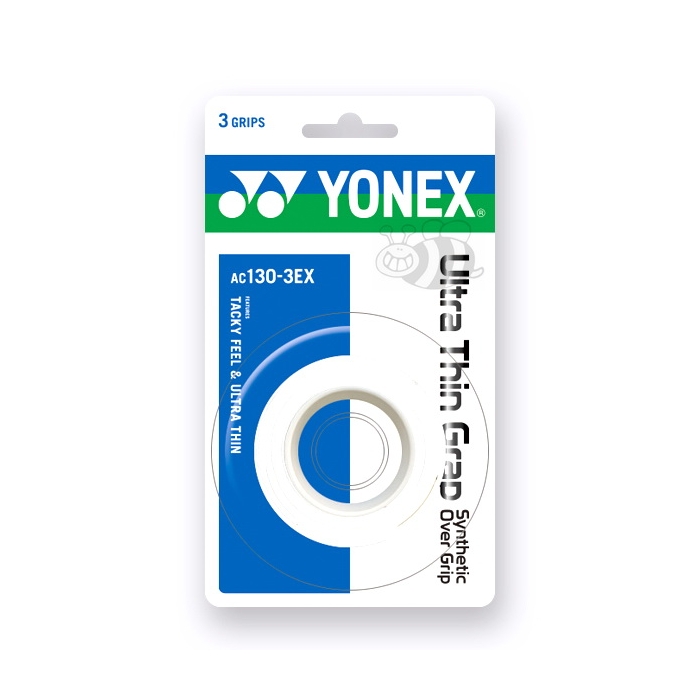Yonex-Overgrip-AC-130-3-pak-White-9364-1