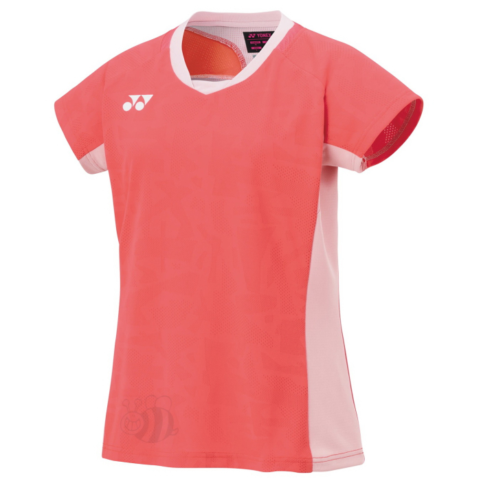 Yonex-T-shirt-20848-Coral-Red-Lady-1