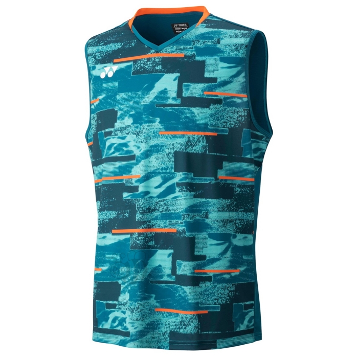 Yonex-T-shirt-YM0035EX-Blue/Green-Sleeveless-1